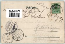 51371 W5090 Opladen 1901 - Schloss Reuschenberg Jean Püllen Stallungen Wald-Allee