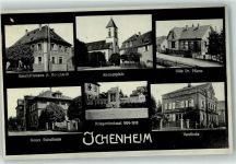 77743 W7607 Ichenheim - Neues Schulhaus Villa Dr. Pflanz Apotheke Kriegerdenkmal