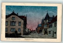 88451 W7951 Buchau an der Iller 1914 - Bahnhofstraße Luna-Karte