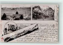 87452 W8966 Altusried 1902 - Neues Pfarrhaus Burgruine