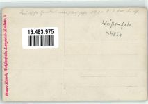 06667 O4850 Weißenfels , Saale Foto AK Fußball Torwart Spiel Ort handschriftlich