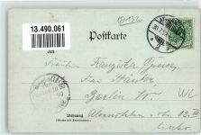 16278 O1320 Angermünde 1899 Lithographie Kriegerdenkmal Stadtpark Gasthaus