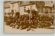 99885 O5807 Ohrdruf Privatfoto AK Belgische Kriegsgefangene Gruppenfoto