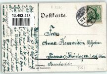 01936 O8293 Königsbrück Lithographie Baracken Bahngleise