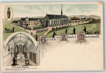 52396 W5169 Mariawald , Abtei Lithographie St. Josephs Kapelle Kloster Mönch