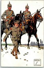 Soldaten Reiter Pickelhaube Künstlerkarte Nr 5 Hohlwein, L.