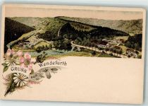 38889 O3721 Wendefurth Lithographie Vorläufer Bodetal