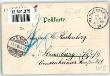 76726 W6728 Germersheim 1898 Lithographie Ringstraße Hauptstraße Am Königsplatz Marktstraße