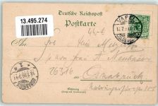 26316 W2930 Dangast 1899 Lithographie Kurpark Gasthaus Töben Logierhaus Strand