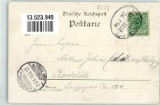 04654 O7233 Frohburg 1898 Lithographie Gasthaus Jägerhaus Altes Schloß Hirschkopf Bahnpoststempel