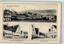 91171 W8547 Greding 1913 - Postamt Kriegerdenkmal Eichstätterstraße