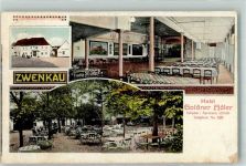 04442 O7114 Zwenkau 1912 - Hotel Goldner Adler Hermann Ullrich