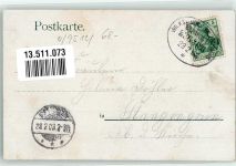 08107 O9512 Kirchberg , Sachs 1903 Lithographie Vorberg Pohlteich Aussichtsturm Heilstätte Kramer Bahnpoststempel