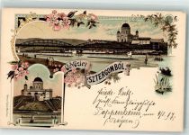Esztergom 1897 Lithographie Ottmar Zieher