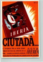 Zeitschrift Nova Iberia Ciutada Motiv Spanien Werbe AK
