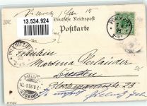 02627 O8601 Pommritz 1898 Lithographie Alter Fritz Eisenbahnviadukt Bahnhof Agricultur Versuchs-Station Blutgasse
