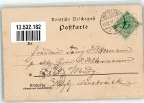 48629 W4439 Metelen 1897 Lithographie Vitsstraße Dorfkirche