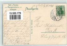 07570 O6501 Endschütz 1910 Foto AK Cafe-Pension Morgenstern