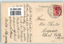 01454 O8107 Liegau-Augustusbad 1911 - Augustus Bad Gasthaus zu Liegau