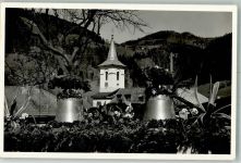 3183 Lehenrotte 1956 Foto AK Kirche Glockenweihe 1956