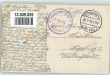 67420 Saint-Blaise-la-Roche 1916 - Feldpost WK I Nr. 130 Bahnhof Eisenbahn Heiligblasien
