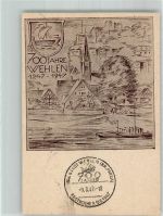 01829 O8306 Wehlen Stadt - 700 Jahrfeier Stadt Wehlen Sonderstempel