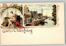 26121 W2900 Oldenburg Lithographie Der Stau Ottmar Zieher