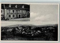 79418 W7846 Schliengen Foto AK Gasthaus-Metzgerei zum Lamm