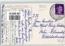79418 W7846 Schliengen Foto AK Gasthaus-Metzgerei zum Lamm