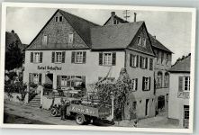 55624 W6572 Rhaunen , Hunsrück - Hotel Schuster Biertransporter "Kirner Bier"