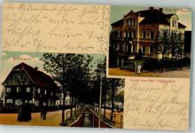 Bad Oppelsdorf Opolno Zdroj 1911 - Villa Schröter Dorfstraße Dorfbach