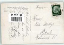 79418 W7846 Schliengen Foto AK Gasthaus zur Sonne