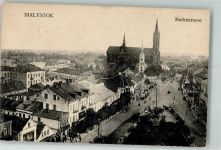 Bialystok Foto AK Kirche Marktstrasse