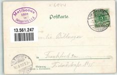 64673 W6144 Zwingenberg , Bergstr 1900 Lithographie Melibocusturm