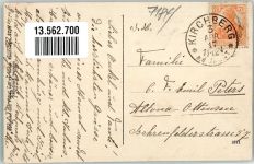 74592 W7184 Kirchberg an der Jagst 1917 Foto AK Gasthaus zum Eisenhammer