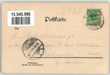 26121 W2900 Oldenburg 1899 Lithographie Wappen