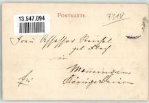 73252 W7311 Gutenberg , Württ 1898 - Gasthaus zum Löwen Im Lenninger Tal