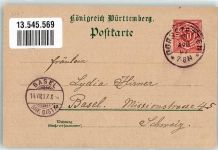 72280 W7295 Dornstetten , Württ 1897 Lithographie Aussichtsturm