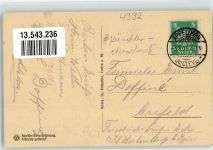 46509 W4232 Xanten 1925 Künstlersteindruck Gotisches Haus
