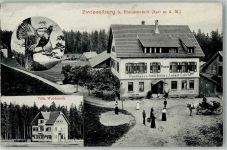 72250 W7290 Zwieselberg , Württ 1911 - Gasthaus z. Auerhahn Villa Waldesruh