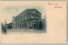 25836 W2256 Garding Foto AK Hotel zur Post