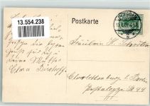 14548 O1501 Ferch 1909 - Skizzen aus Ferch Brückensteg Kirche Histor. Mooshütte Dorfstraße