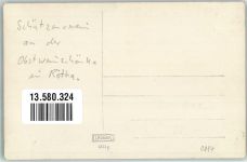 04571 O7209 Rötha Foto AK Schützenverein a. d. Obstweinschänke Gruppenaufnahme