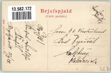 Reykjavik 1908 Foto AK Briefmarke Bildseite