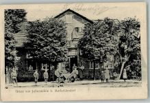 37586 W3354 Markoldendorf 1910 Foto AK Gasthaus Juliusmühle Bahnpost Kassel-Salzderhelden Zug 381