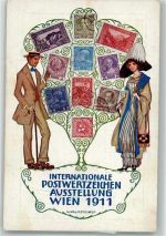 Wien 1. Bezirk, Innere Stadt sign. Kalmsteiner Ganzsache 1911 Sonderstempel