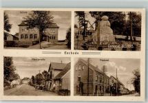 29348 W3106 Eschede - Marktstraße Schule Post Denkmal 1813-1913