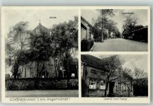 16278 O1321 Schönermark b Angermünde - Dorfstrasse Gasthaus Gaege