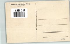 99887 O5801 Gräfenhain , Thür - Gasthaus Schützenhof Gartenwirtschaft Hund