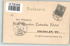 Jugendstil Meissner u. Buch Nr. 1070 Deutscher Sport Tennis 1901 BOAKC